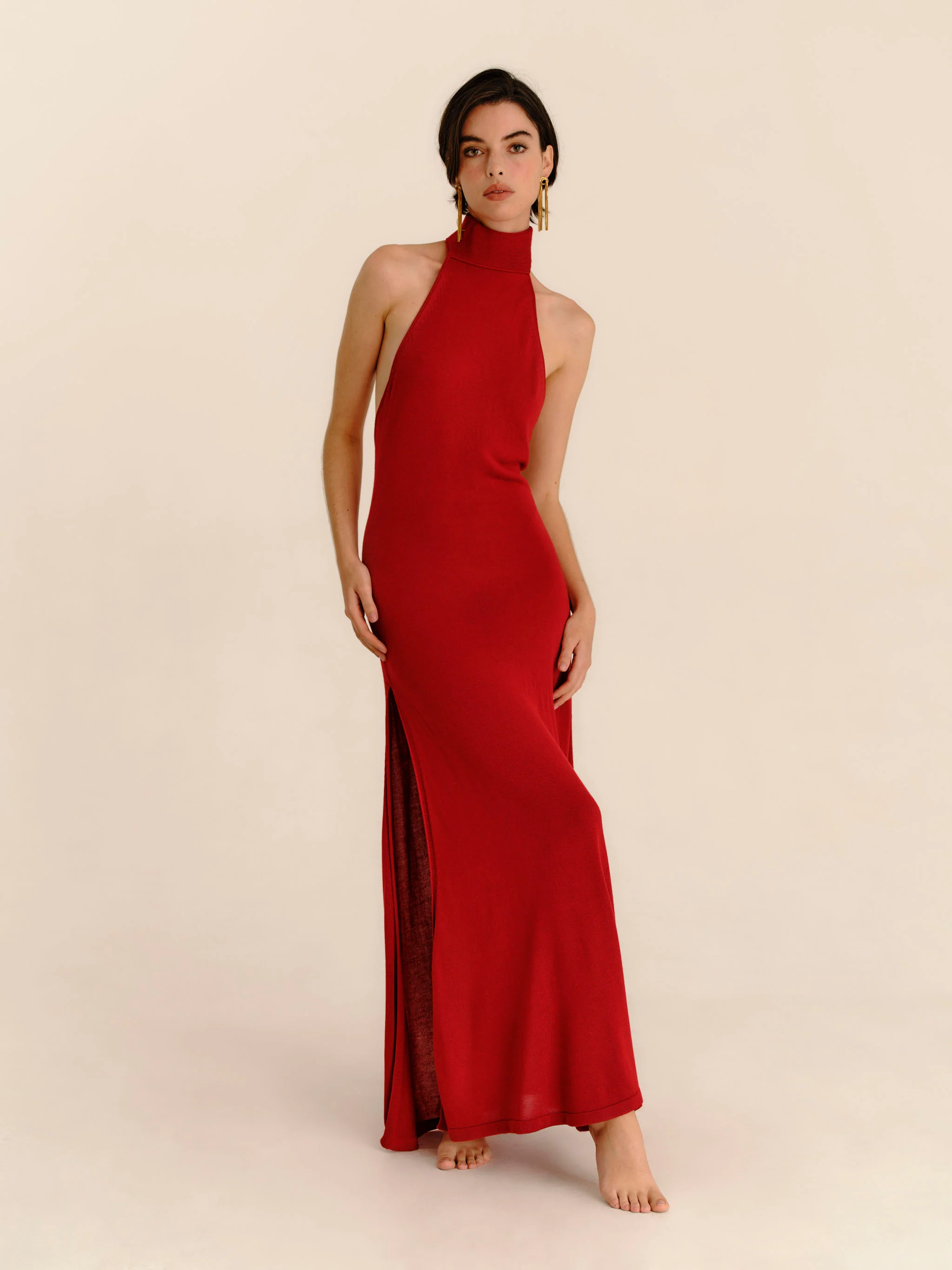 Cascade Dress 2.0 - Scarlett Red - Image 3