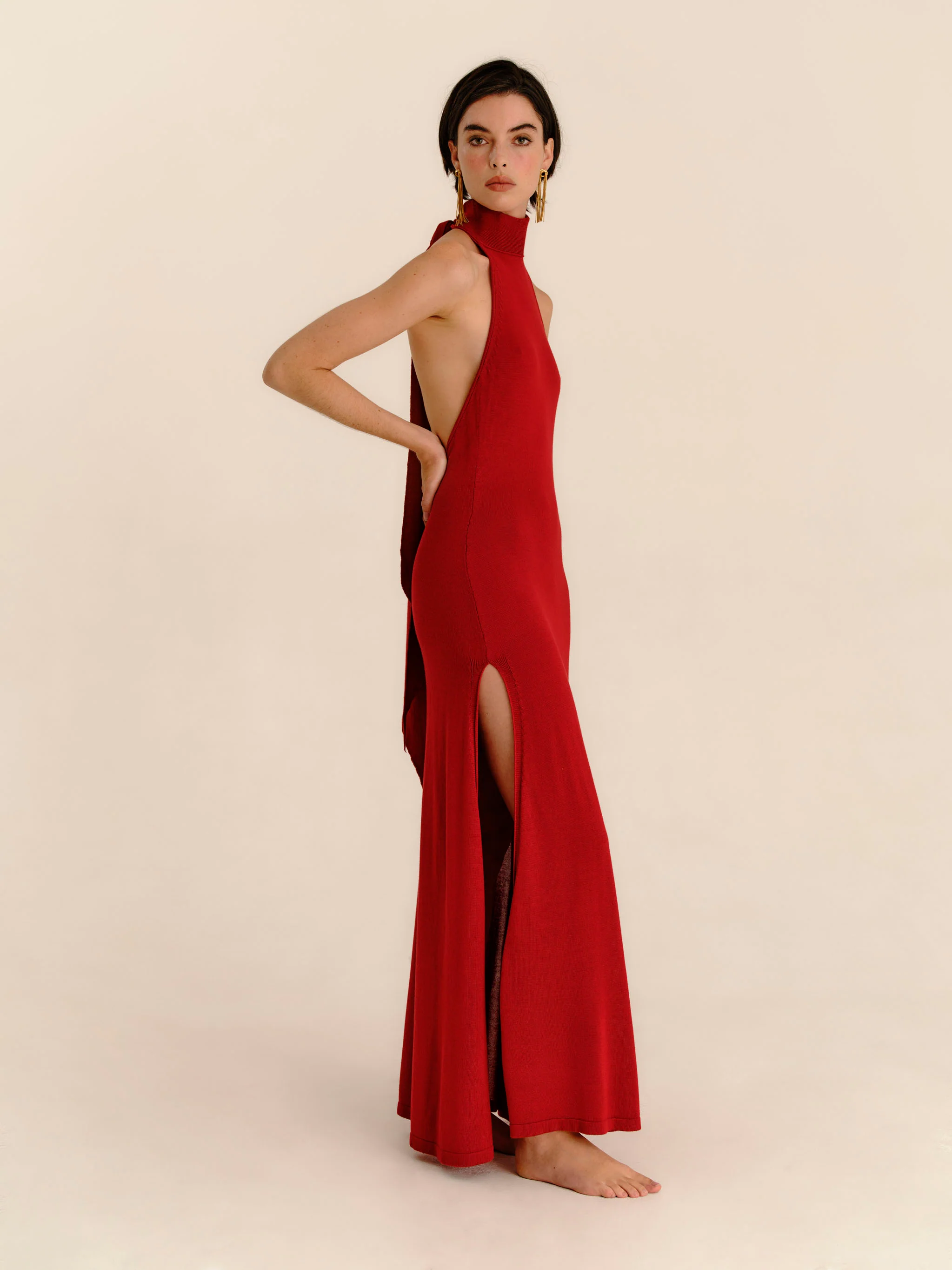 Cascade Dress 2.0 - Scarlett Red - Image 5