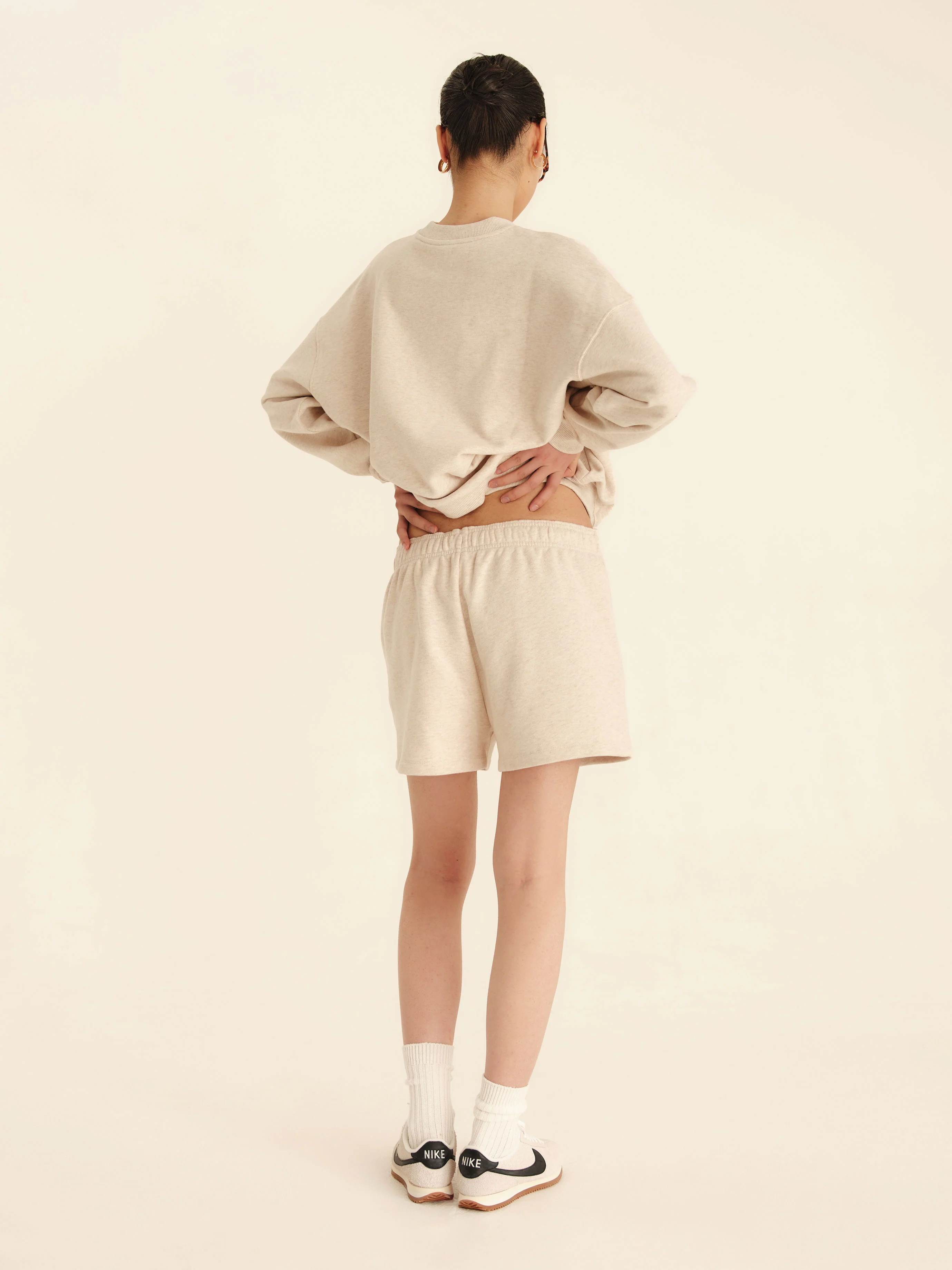 Rookie Sweatshorts - Beige Melange - Image 3