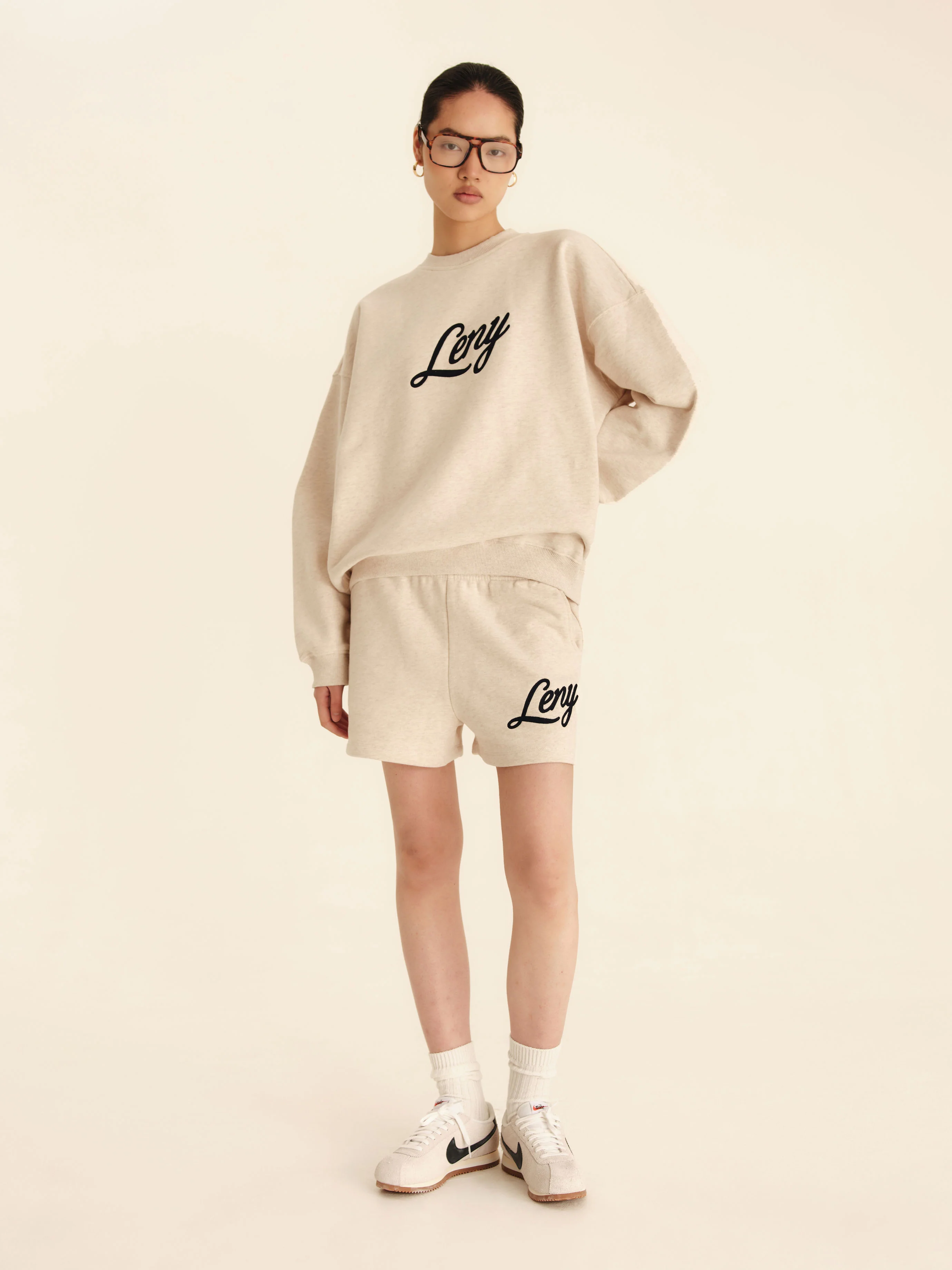 Rookie Sweatshorts - Beige Melange - Image 4