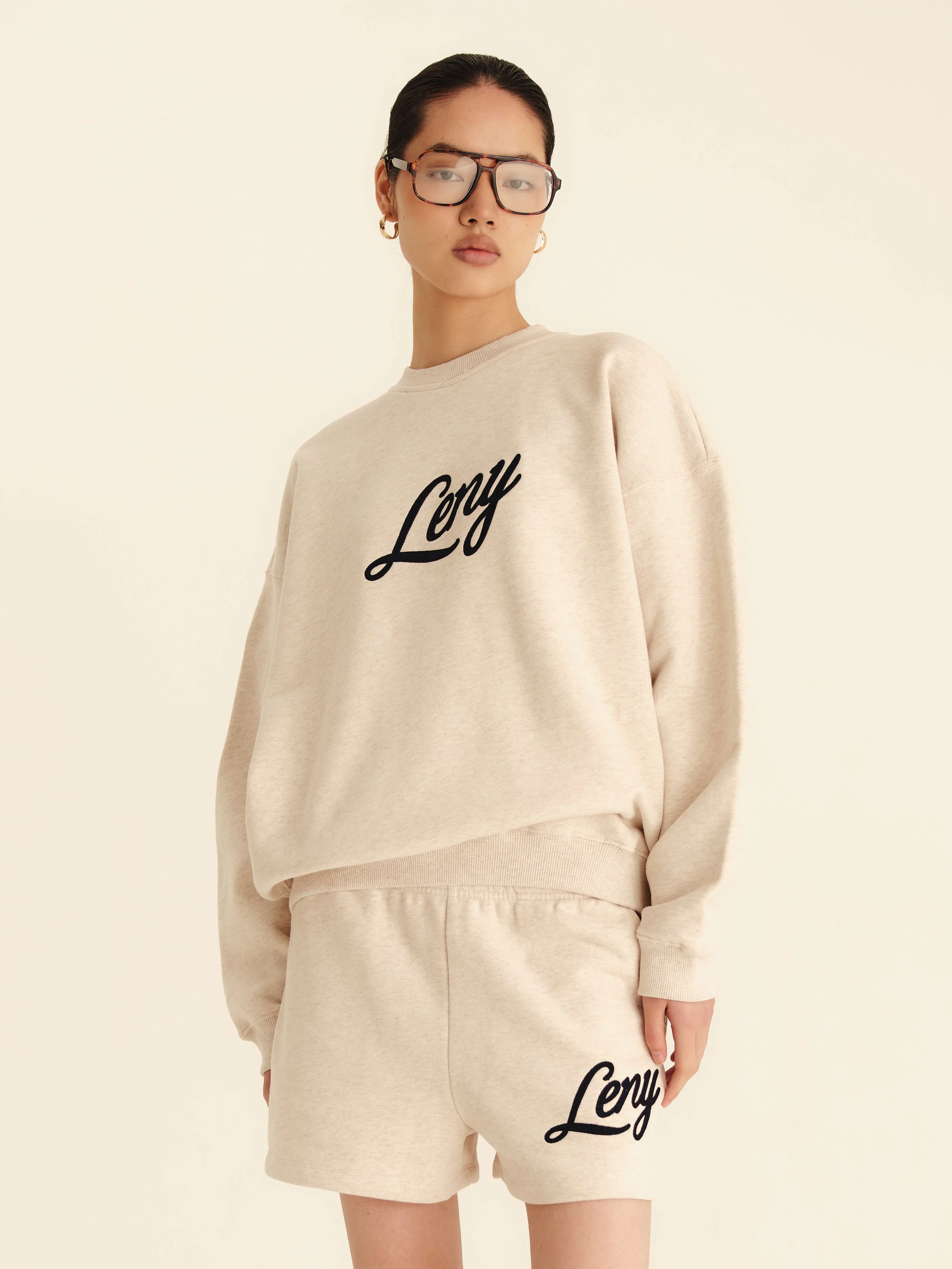 Rookie Sweatshorts - Beige Melange - Image 5