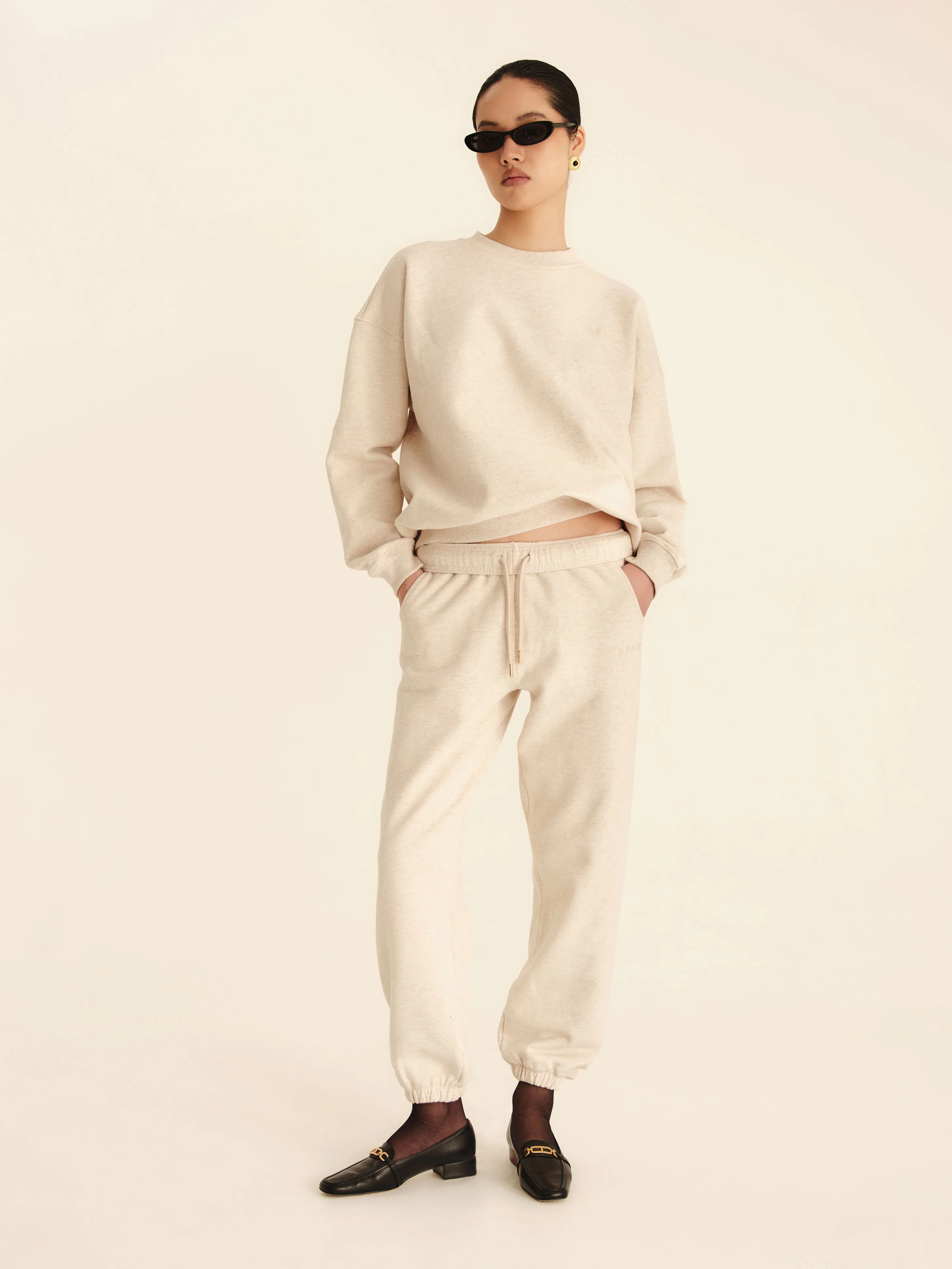 Twenty-Four Seven Crewneck Sweatshirt - Beige Melange - Image 3