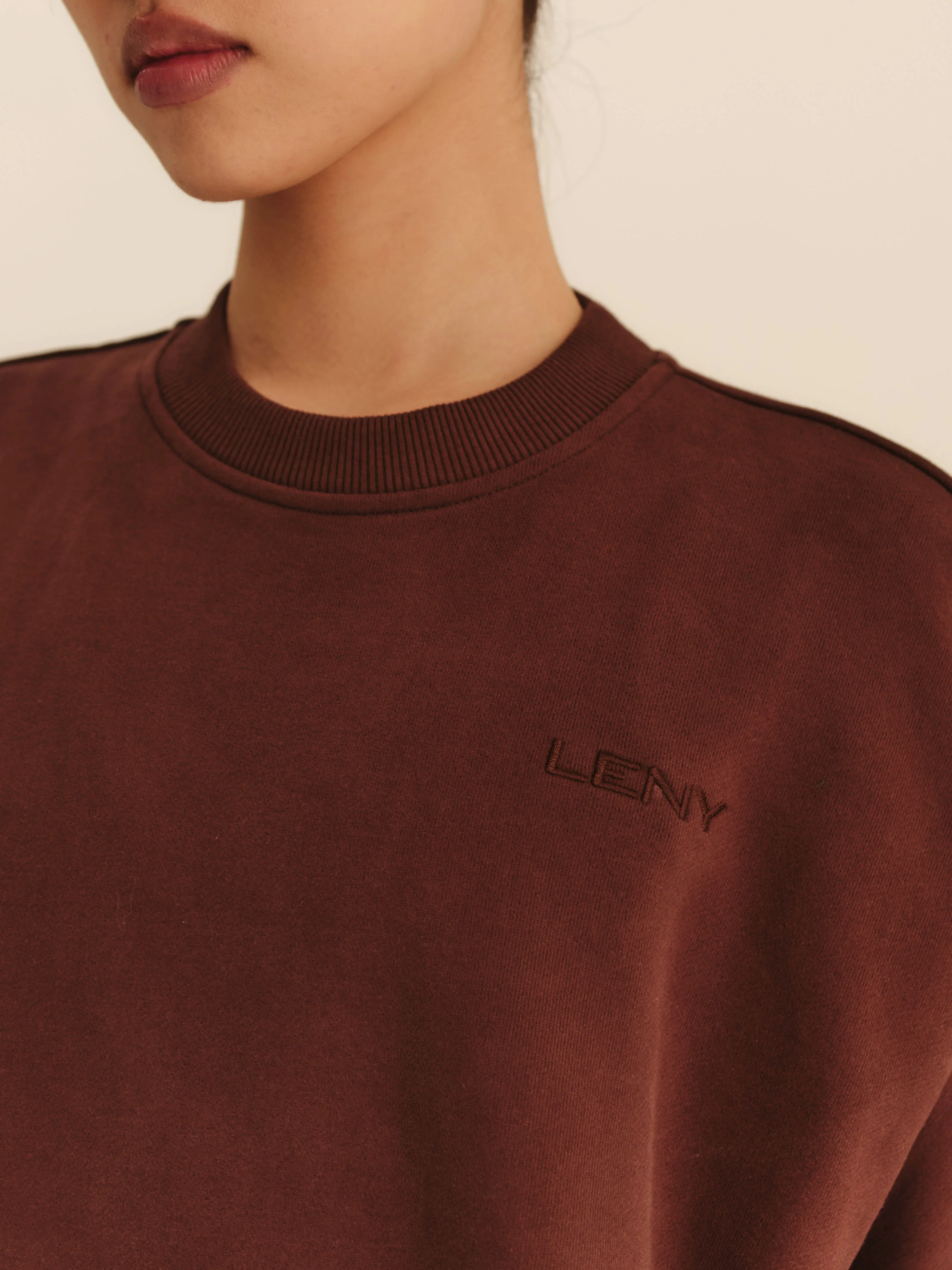 Twenty-Four Seven Crewneck Sweatshirt - Chestnut Brown - Image 4